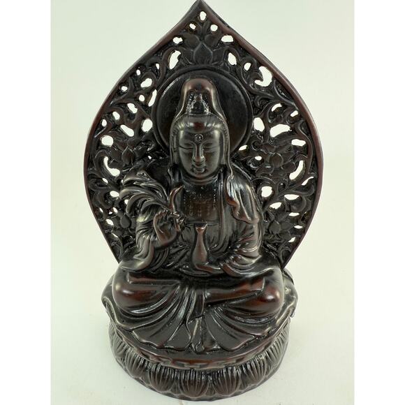 Kwan-Yin Quan-Yin Kanzeon Statue 4" Zen Serene Meditation Compassion Buddha - Picture 1 of 5